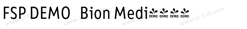 FSP DEMO   Bion Medi字体转换
